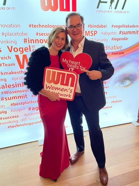 Daniela Schilling und Werner Nieberle waren vom FIT-Kongress und der Abendgala total begeistert. (Bild: www.hamann.photo)