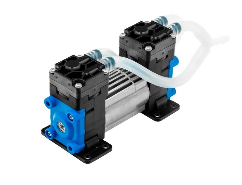 Die neue Mikro-Gaspumpe NMP 820 ist laut KNF ideal für Anwendungen geeignet, bei denen es auf geringe Geräusch- und Vibrationsentwicklung ankommt.  (Bild: KNF)