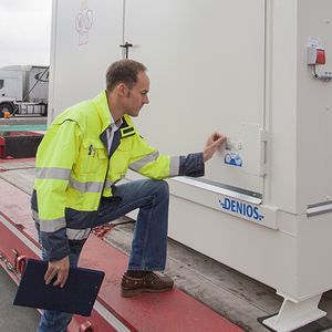 Gemäß den Vorschriften der neuen Norm DIN EN 1090 tragen Stahl- und Aluminiumbauprodukte von Denios jetzt das CE-Kennzeichen.