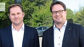 Marc Hurrelmann (r.), Geschäftsführer bei Midland IT, und Terra-Cloud-Chef Martin Klein verbindet die gleiche As-a-Service-Philosophie.    (Michael Hase)