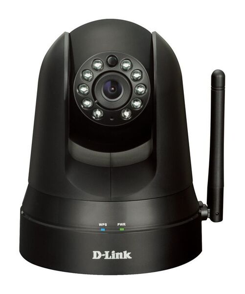 Der Home Monitor 360 verfügt über eine Pan/Tilt/Zoom (PTZ)-Kamera, Infrarot-LEDs und H.264- und MJPEG-Kompression (D-Link)