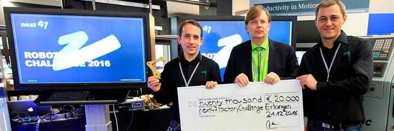 Glatter Durchmarsch: Mit der roboterbasierten Leiterplattenbestückungslösung pi4_place_THT zog die pi4_robotics GmbH bei der next47 Challenge lässig am Wettbewerb vorbei.(Bild:  pi4_robotics)