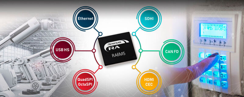 Netzwerker: Die umfangreiche RA-Baureihe von Renesas enthält auch Modelle mit integrierten CAN-Schnittstellen. Variante RA6M5 beherrscht darüber hinaus CAN-FD.