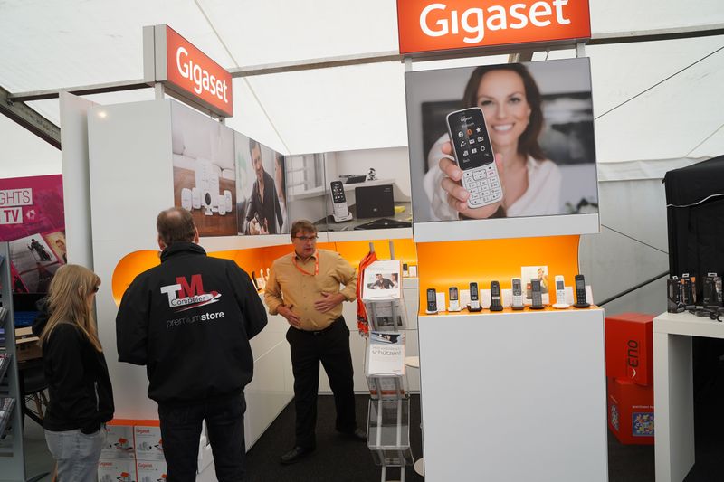 Gigaset mit den aktuellen Telefonen und Smart-Home-Lösungen (Eno telecom)