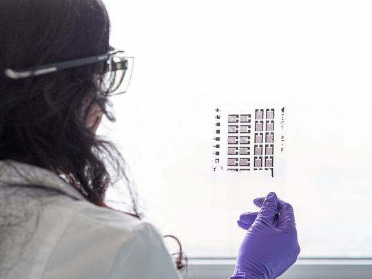 Extrem dünne gedruckte Superkondensatoren sind nur eine der vielen Anwendungsmöglichkeiten für die MXene.(Bild:  Empa)