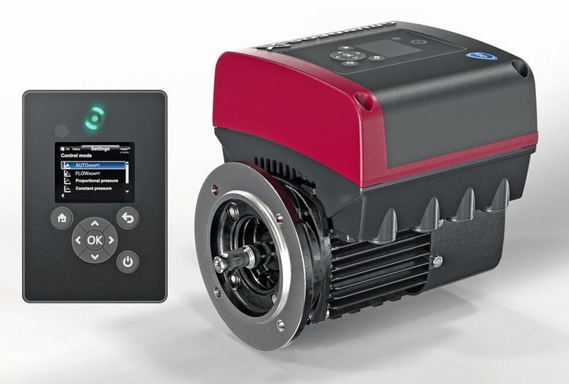 Bild 2: Der MGE-Motor der dritten Generation sorgt für eine hohe Energieeffizienz, was sich bei Druckerhöhungsanlagen sehr deutlich in den Kosten niederschlägt. (Bild: Grundfos)