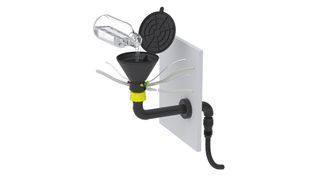 Andwendung Trichter Universal auf Wanddurchführung. (Bild: bsafe)