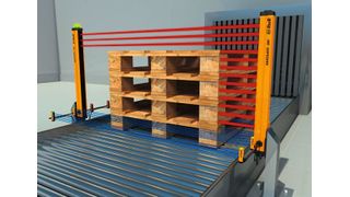 Das Lichtgitter Safegate von Reer kann auch lückenhafte Ladungen erkennen. (Reer)