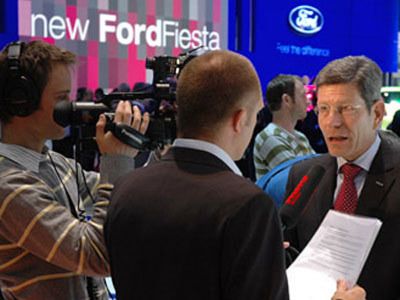 Ford-Chef Bernhard Mattes steht Rede und Antwort. Die neuen Modelle, wie der Fiesta, sollen den Verkauf der Kölner endlich in Schwung bringen. (Archiv: Vogel Business Media)