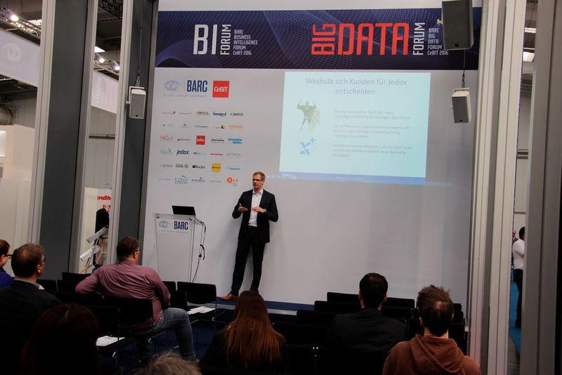 Ein weiteres großes Schlagwort der Messe: Big Data. (Bild: Robert Horn)