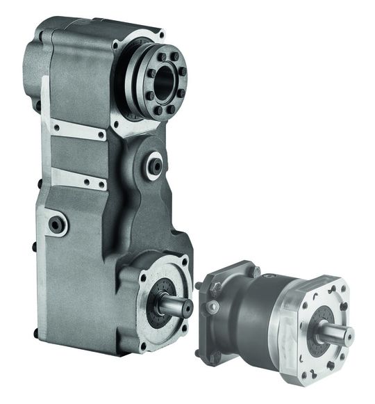 Durch die sehr schmale und kompakte Bauweise lässt sich dieses Getriebe direkt auf die Maschinenwelle montieren.(Bild:  SPN Schwaben Präzision)