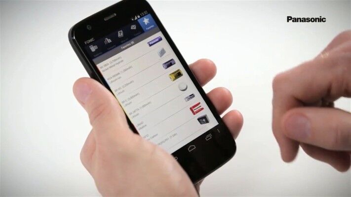 Hilft bei der Batterie-Suche: die Panasonic Battery Finder App gibt es nun auch für Smartphones, Tablets, Laptops und Desktops (Bild: Panasonic Industrial Devices)