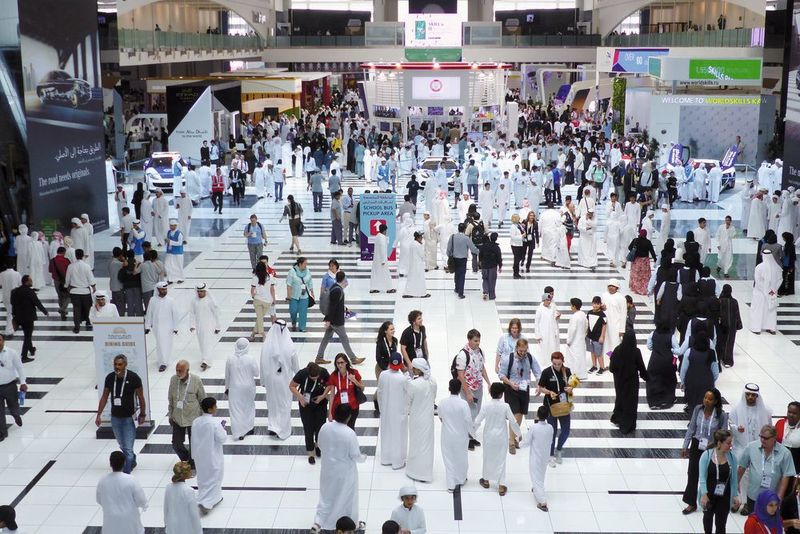 Die Gastgeber in Abu Dhabi gaben sich alle Mühe, dass sich die Wettbewerbsteilnehmer auf ihre Aufgaben konzentrieren konnten.  (Degen)