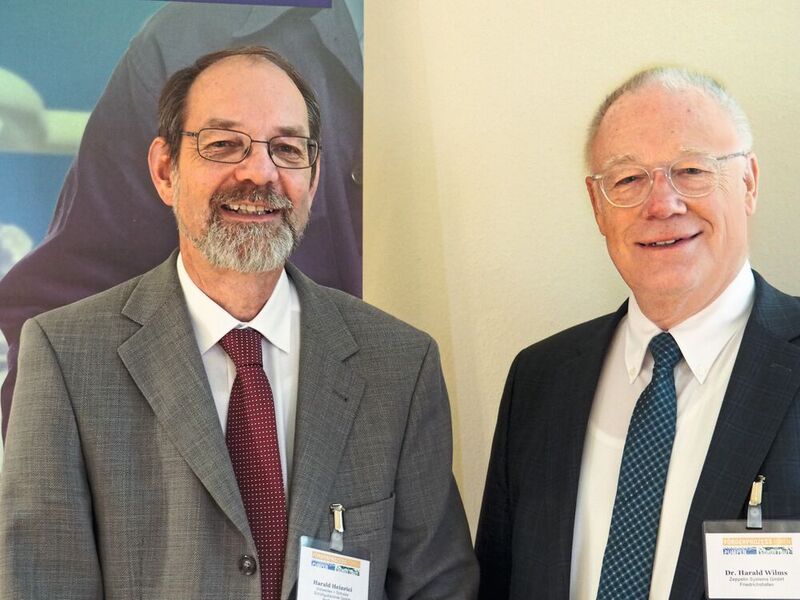 Harald Heinrici Schwedes+Schulze (links) und 
Dr. Harald Wilms, Wilms-ITC (Bild: Mühlenkamp)