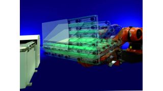 Flexible Blechbearbeitung, das bedeutet für Blech-Biegemaschinen hohe Dynamik, schneller Werkzeugwechsel, flexible Biegewerkzeuge und kratzfreie, werkstückschonendes Biegen; Eigenschaften die das Multibend-Center bietet. Bild: RAS (Archiv: Vogel Business Media)