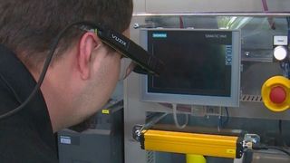 Mit der Datenbrille durch die Anlage: Smart Glasses und Augmented Reality sollen die Instandhaltung unterstützen. (Bild aus Bürkle Produkvideo) (Alexander Bürkle)