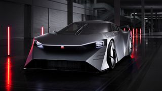 Die Nissan Studie „Hyper Force“ richtet sich vor allem an Motorsport-Fans und Gamer. (Bild: Nissan)