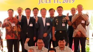 Groundbreaking ceremony of the new Acrylic Acid plant.  (Nippon Shokubai Co.)