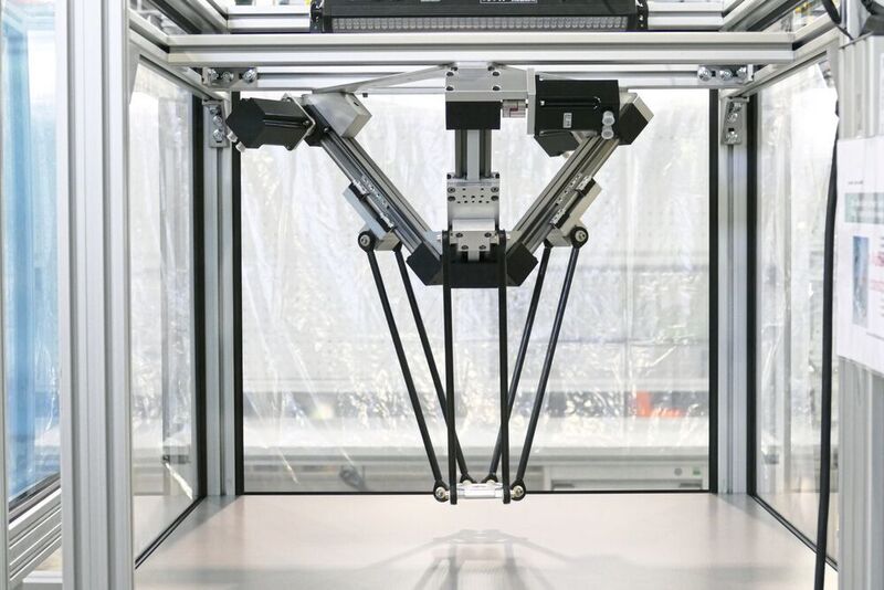 Igus setzt die Austauschlager z.B. in seinen neuen Delta Robortern ein. (Igus)