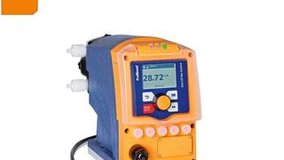 Die neue Schlauchdosierpumpe DULCO flex Control - DFXa dosiert von 6 ml/h bis zu 65 l/h bei einem Gegendruck von bis zu 7 bar (Prominent)