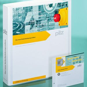 Kompakte Informationen zur EN ISO 13849-1 im Sicherheitskompendium von Pilz Bilder: Pilz