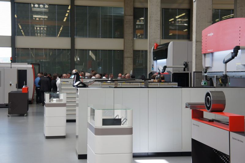 Impressionen von der Hausmesse bei Bystronic. (Bild: Meister)