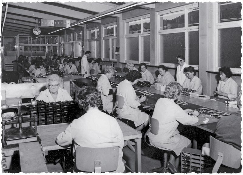 Verlagerung: 1961 zieht Endress+Hauser in ein größeres Gebäude nach Maulburg. (Bild: Endress + Hauser)