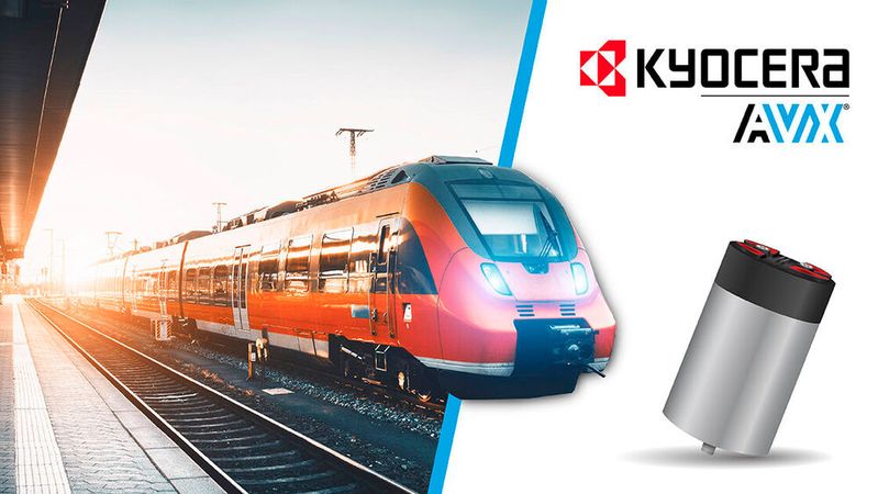 KYOCERA AVX launches the FFLK traction‑grade DC filtering capacitors for demanding EV and industrial power applications.(Source:  KYOCERA AVX)