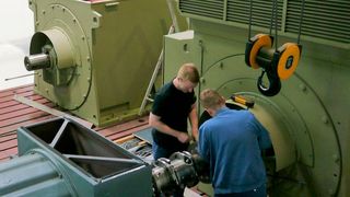 Menzel Elektromotoren betreibt zwei eigene Lastprüffelder in Berlin in einer speziell ausgebauten Testhalle. (Menzel)