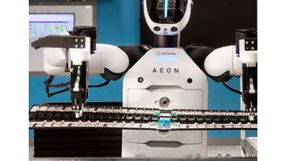 Hexagon, Schweizer Experte für humanoide Robotersysteme, wie dem Aeon hier, hat ein Know-how, dass nun auch Schaeffler im Rahmen einer Kooperation nutzen will. Und erstmals geht Schaeffler eine nahezu gleiche Kooperation im asiatischen Raum ein. Hier mehr zu allem ... (Bild: Hexagon Robotics)