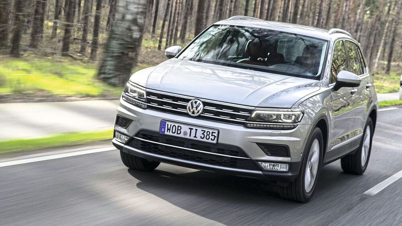 Platz eins im Segment der Geländewagen im Gesamtjahr 2022: VW Tiguan mit 59.163 Neuzulassungen. (Bild: Volkswagen)