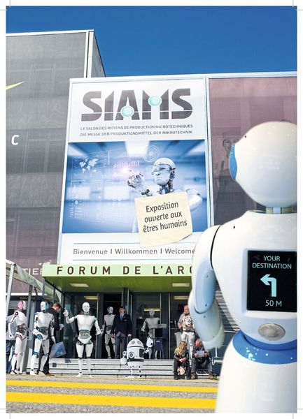 Près de 14'000 visiteurs humains ont visité le SIAMS cette année, un beau score. (SIAMS)