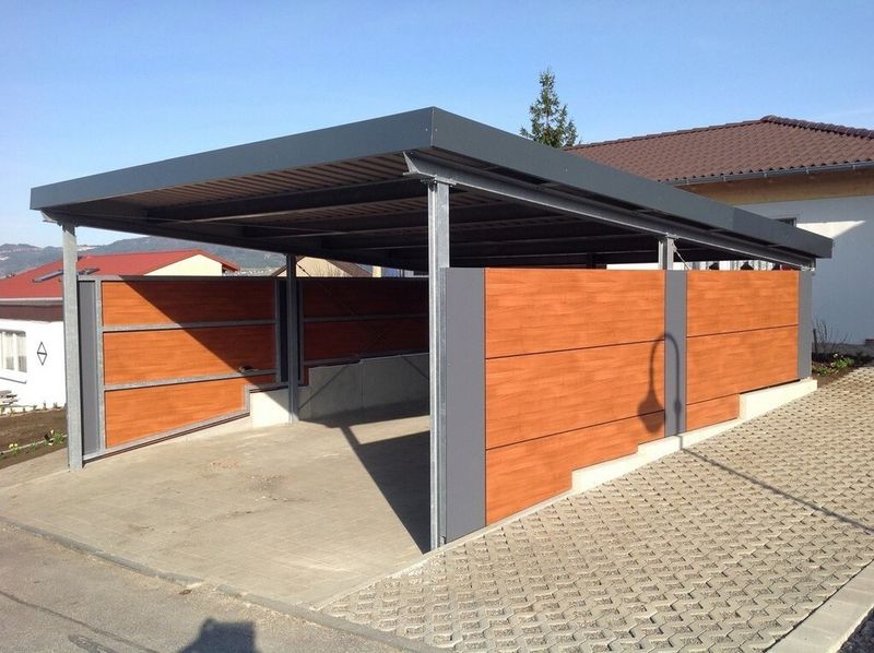 Setzt man die mittels Plasaschneiden erhaltenen Komponenten zusammen, kann so ein unverwüstlicher Carport dabei herauskommen... (Bild: Microstep)