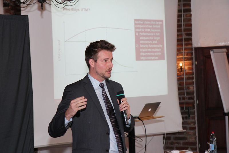 Corey Nachreiner, Director Security Strategy bei Watchguard Technologies, informierte nicht nur über die kommenden Trends im Bereich IT-Security. (Press'n'Relations)