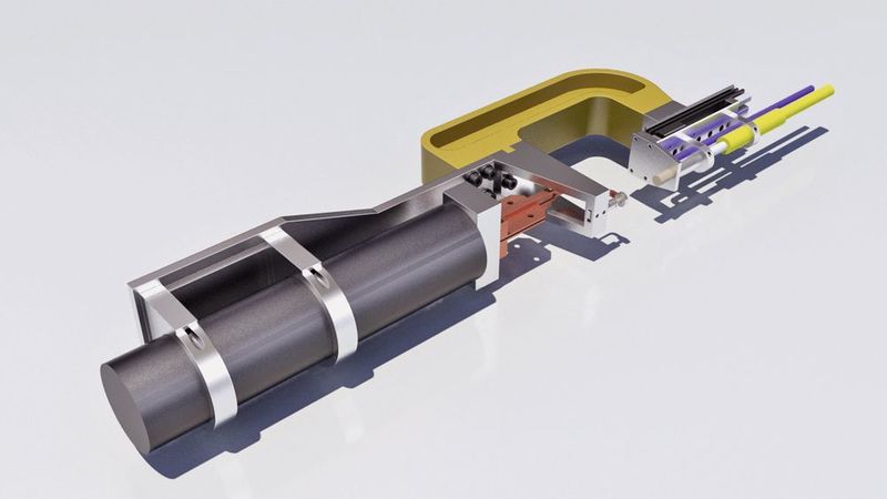 Eine eigens entwickelte Fügezange erzeugt binnen Sekunden robuste Verbindungen. (Fraunhofer IWS)