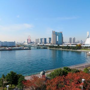 Der Blick vom Messegelände war höchstwahrscheinlich Namensgeber: Tokio Big Sight.
