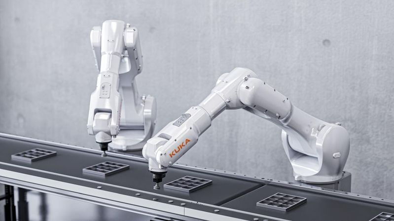 Der neue KR Agilus Ultra erweitert Kukas Kleinrobotik-Portfolio.(Bild:  KUKA)