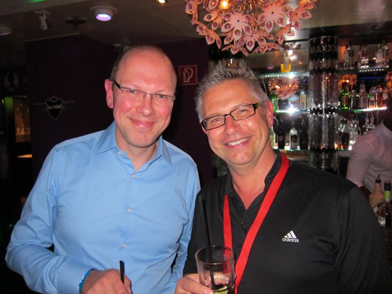 René Otoo (l.), Plus Online ,und Markus Schmidt, Belkin (IT-BUSINESS/Besa Agaj)