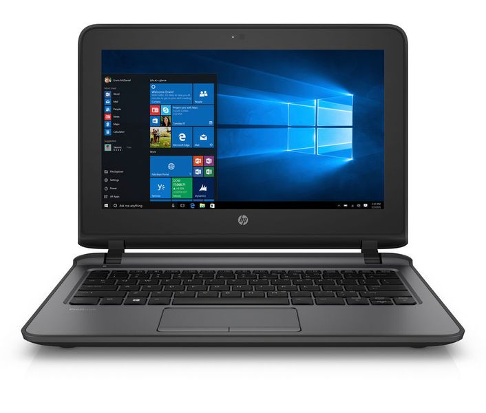 Das mit Gummi ummantelte Gehäuse soll dem HP Probook 11 G2 Education Edition dabei helfen, den oft ruppigen Umgang mit Geräten in der Schule besser zu überstehen. (Bild: HP)