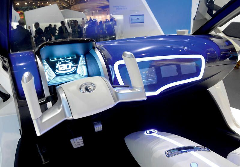 This looks like a nice cockpit for a road race. (Source: Messe Dusseldorf)