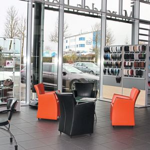 Der Mühlfeld-Schauraum ist 320 Quadratmeter groß.(Bild:  Schade-Gruppe)