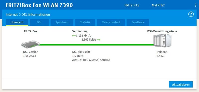 Theoretische Geschwindigkeit der Fritz!Box ermitteln. (Bild: AVM / Joos)