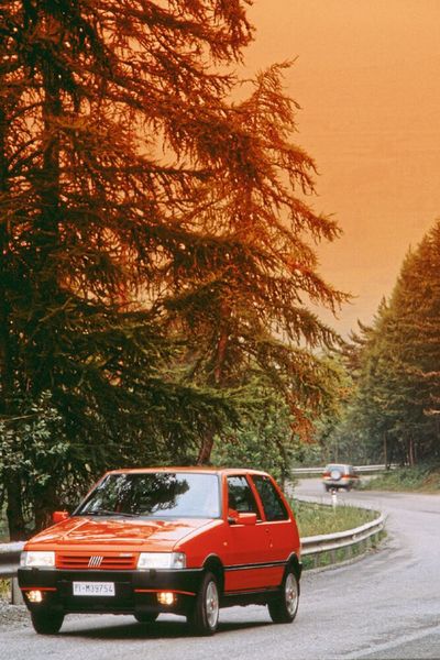 Weltweit sollen bis 2013 rund zehn Millionen Einheiten zusammengekommen sein, damit zählt der Fiat Uno zu den Top Ten der meistgebauten Pkw aller Zeiten. (Bild: Fiat)