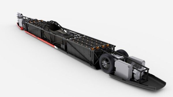 Insgesamt bringt das Rekordfahrzeug 2,3 t auf die Waage (Bild: Venturi Automobiles)