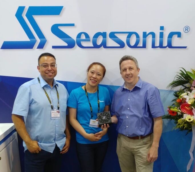 Das Seasonic Team (v. l.) Ray Milton, Sasha Lin und Nils Stallmach. (Vogel IT-Medien GmbH)