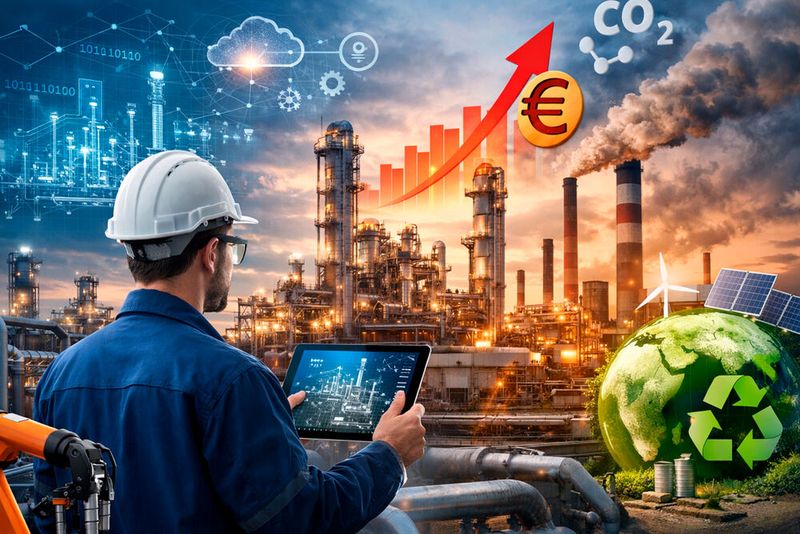 Das HDT-Seminar zur Anlagenplanung für die Prozessindustrie vermittelt praxisnahes Wissen zu Projektsteuerung, Basisplanung und wirtschaftlicher Optimierung. (Bild: HDT / KI-generiert)