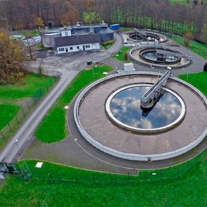 Kläranlage Wiehl, die im Rahmen von Enerwater untersucht wurde. (Bild:  Aggerverband)