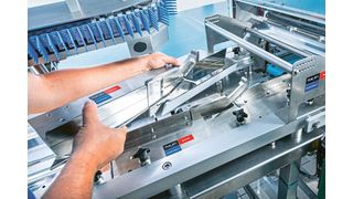 Leicht wechselbare Formate – hier bei einer Schlauchbeutelmaschine – ermöglichen den Einsatz energiesparender Siegeltechnologien. (Bild: Gerhard Schubert GmbH)