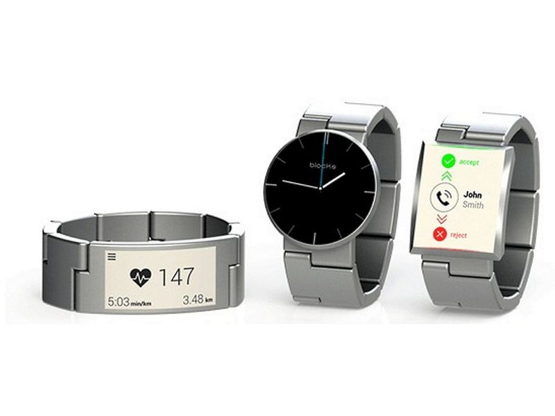 Projekt Blocks (Team Großbritannien): eine Smart Watch mit austauschbarer Hardware (Bild: Intel)