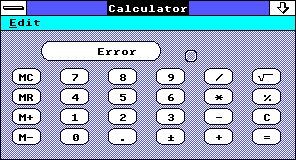Der Taschenrechner von Windows 2.0. (Bild: frei lizenziert)